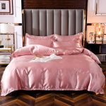 rose pêche type satin drap housse